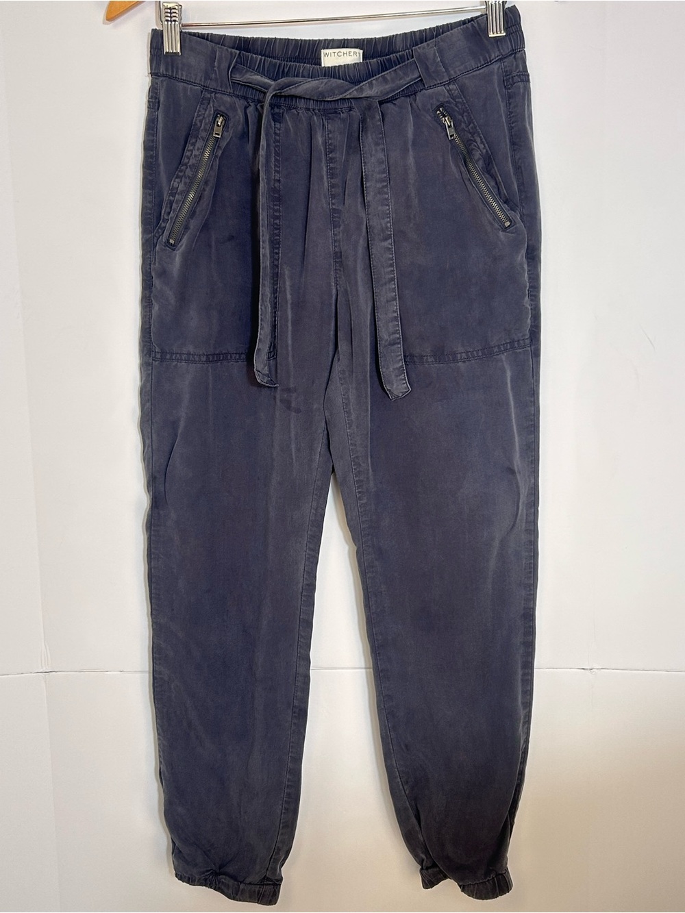 Witchery Lyocell Jogger Pants Blue Grey Women’s Size 8